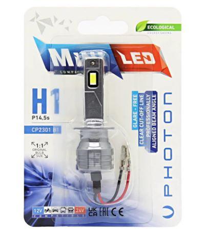 MINI H1 12-24V COMPACT LED (TEKLİ BLISTER)
