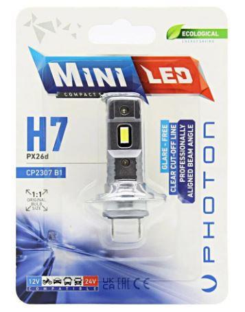 MINI H7 12-24V COMPACT LED (TEKLİ BLISTER)