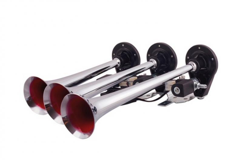 KORNA HAVALI ÜÇLÜ DALİ DALİ ARAP  KROM KAPLAMA 12V