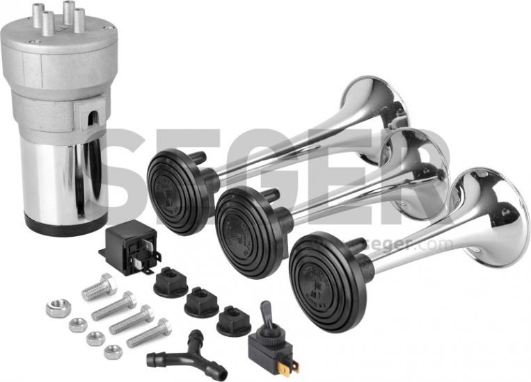 KORNA KOMPRESÖRLÜ ÜÇLÜ 24V KROM KAPLAMA