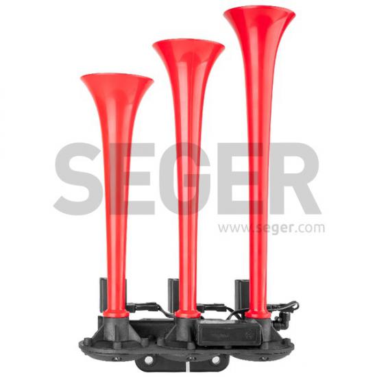 KORNA ÜÇ BORULU İKİ MELODİLİ 24V ARAP KORNA PLASTİ